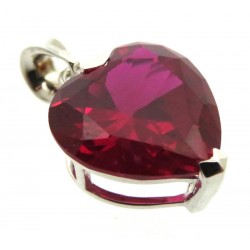 Siberian Ruby Quartz Sterling Silver Pendant 01